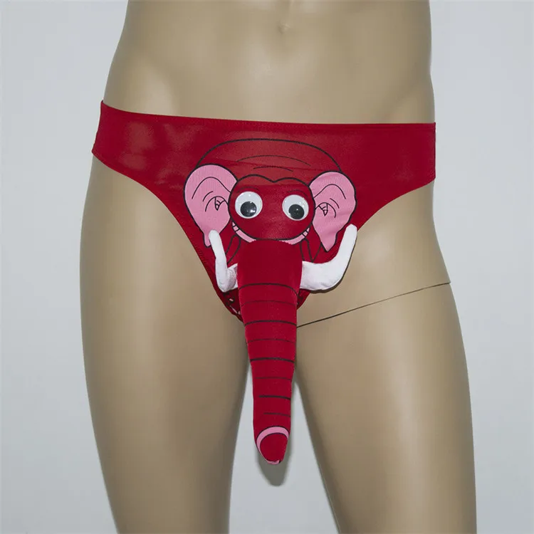 new elephant breathable sexy t-back red