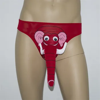 New elephant breathable sexy t-back red