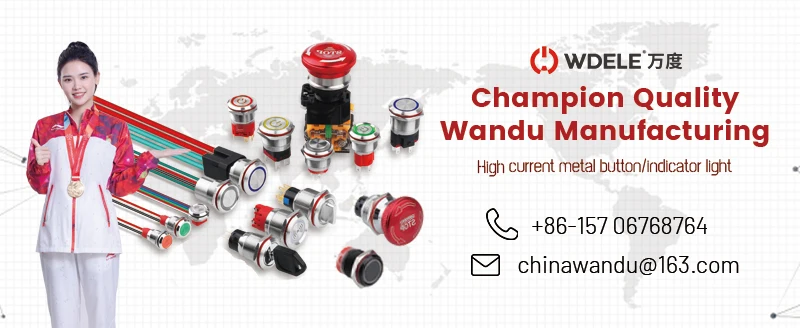 WD16mm毫米金属按钮开关,20A大电流开关,整体防水等级IP65,推动发光二极管灯开关| Alibaba.com