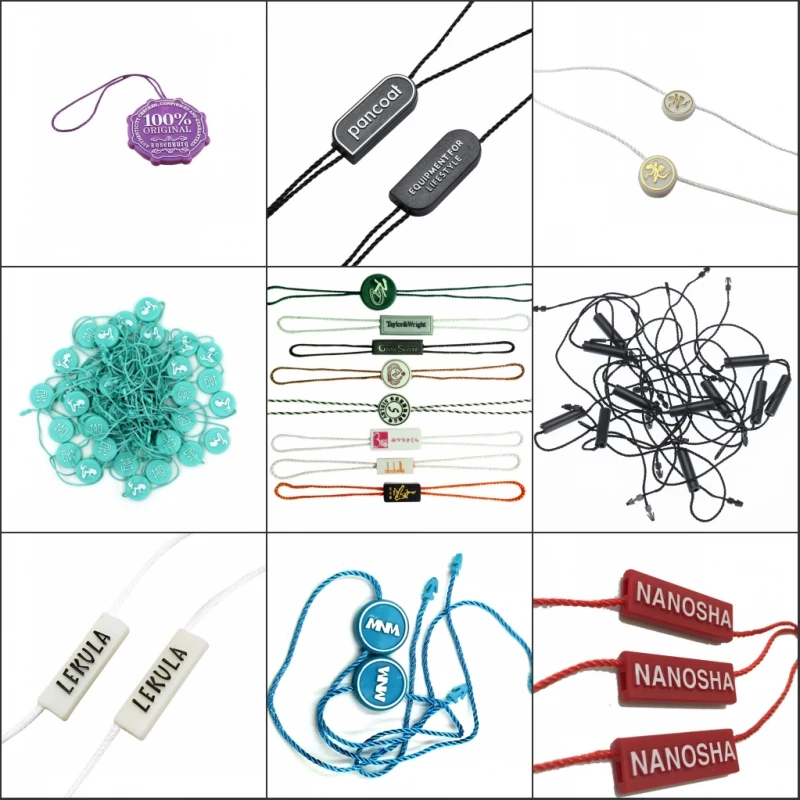 High Grade Garment Plastic Lockable Seal String Hangtag String Eco