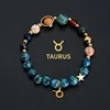 Taurus-blue black spotted stone