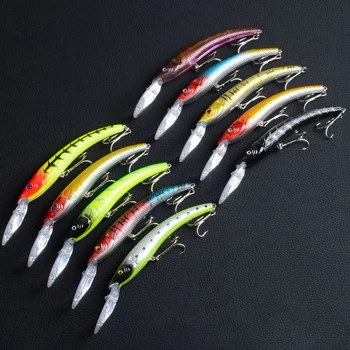 15.5cm 16.3g 10 Colors Minnow Lure Japanese Style Minnow Crankbait Fishing Lure Swimbait Fishing Lures Minnow Floating Hard Bait – Soft Lure – view 2
