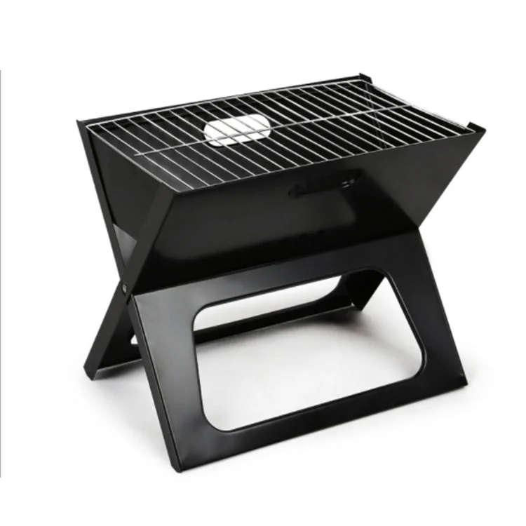 Barbecue Portable, Mini serviette de Camping pour l'extérieur, peut être personnalisée, pliable, pour charbon de bois, 1 pièce