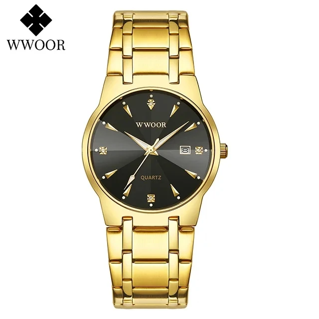 Wwoor 8876 Stainless Steel Strap Wholesale Brand Wrist Watches 30M