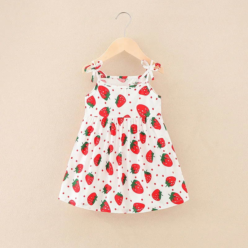 2022 New Arrival Latest Design Summer Cute Kids Clothing Dress Casual Baby Girl Dress