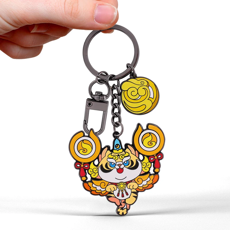Custom 2D Soft Hard Enamel Metal Keychain for Kids Party Memorial Gifts and Promotional Souvenirs