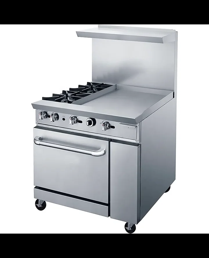 Usa Market Gas Range Combination Gas Ranges 2 Gas Burners Stainless ...