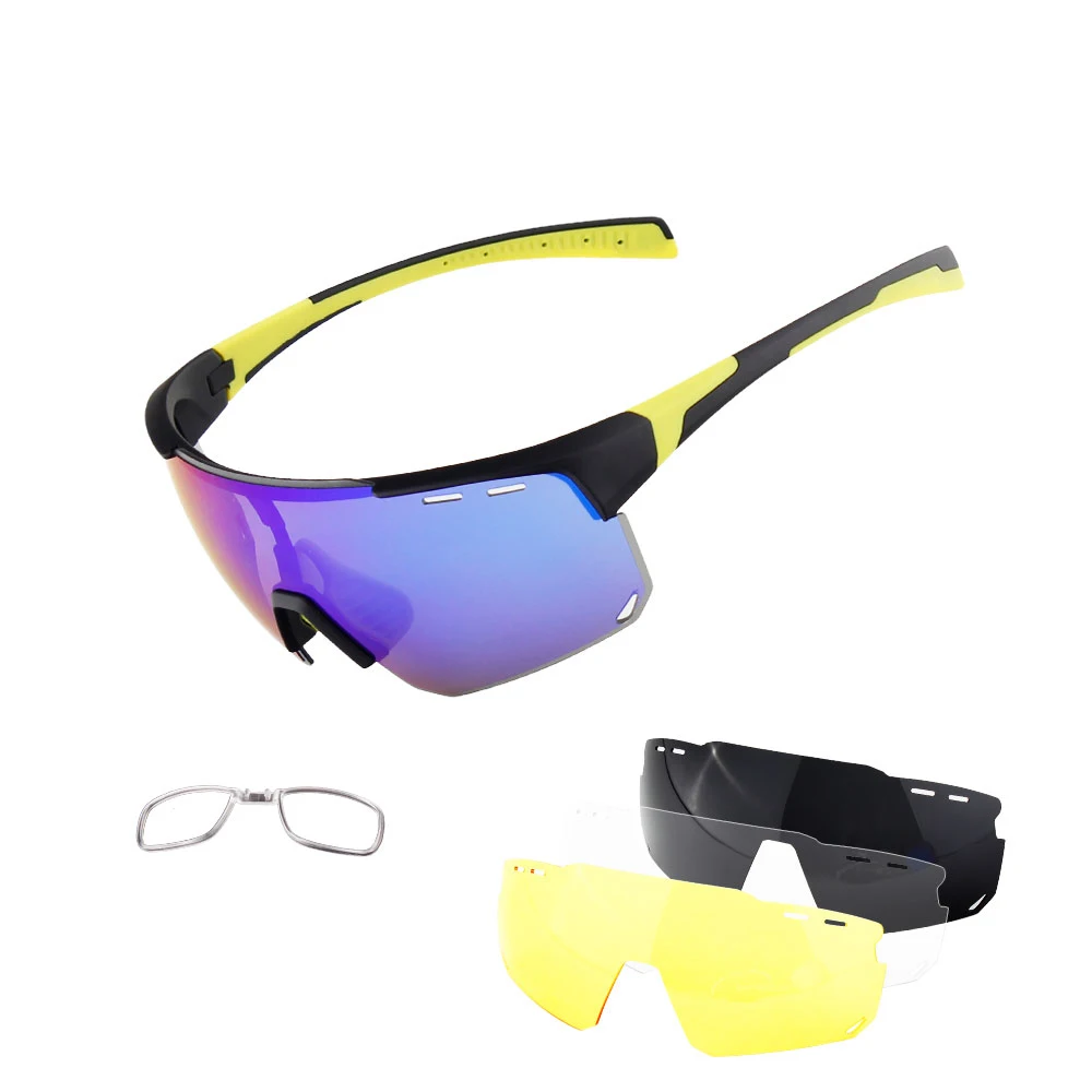 Ukoly Cycling Sunglasses Sports Sunglasses for Women Men with 3