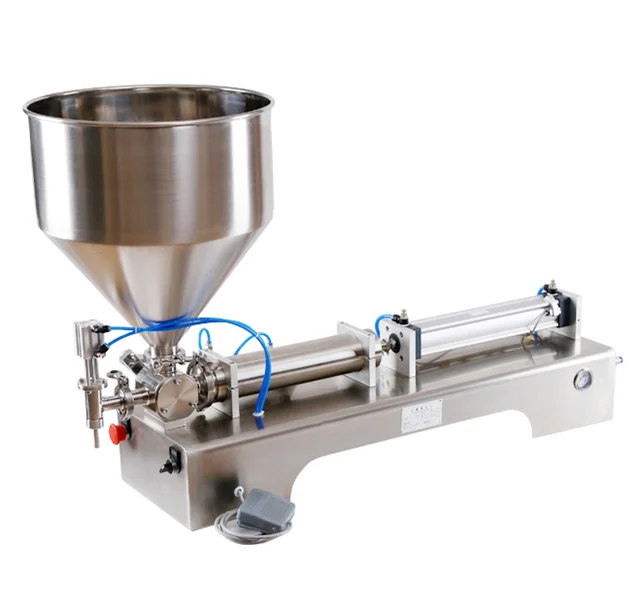 Пневматическая машина для наполнения пастой 50-500 мл/полуавтоматическая пневматическая машина для наполнения жидкости с резервуаром 30 л/машина для наполнения крема