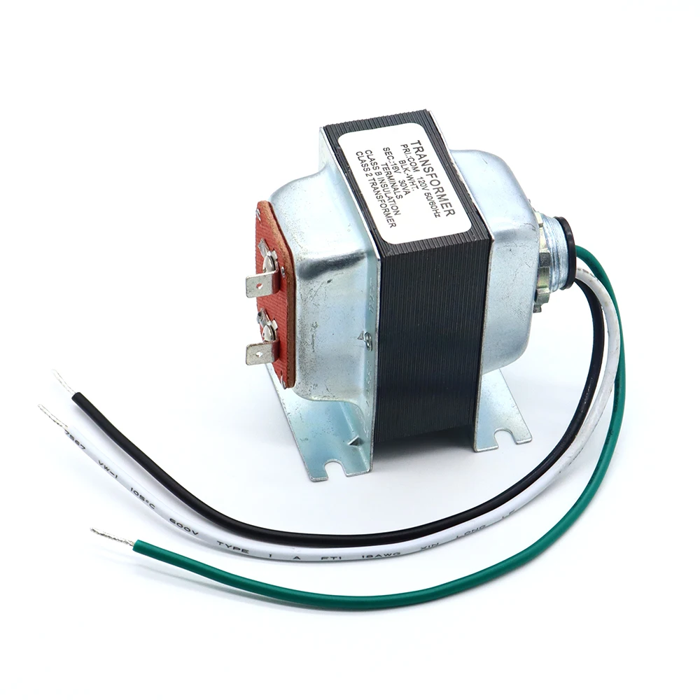 Doorbell Transformer 16v 30va Ac Power Supply Thermostat Power Adapter