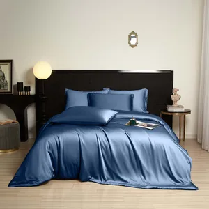 CHENHONG Organic Woven 100% Bamboo Non-Disposable Solid Simple Quality 300tc All-Season Customizable Wedding Four-Piece Bed Set