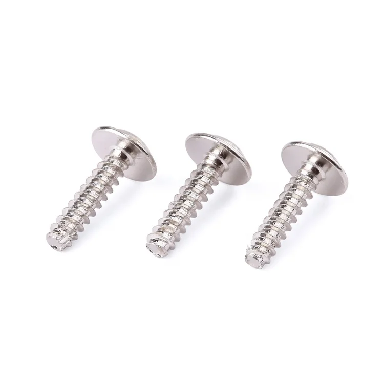 Factory fastener stainless steel SS304 SS316 A2-50 A2-70 cross recessed pan head with collar tapping screw DIN 968