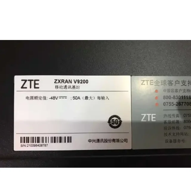 ZTE 5G BBU ZXran V9200 Frame with Optional Board Card VBPd0b VBPd4