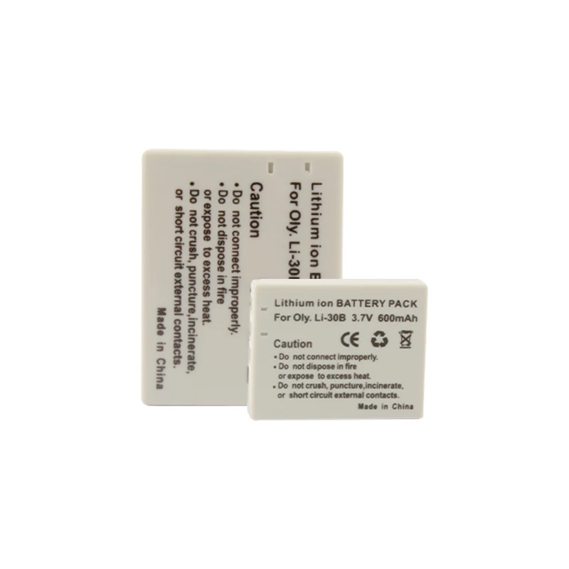 3.7V 600mAh Rechargeable LI-30B Battery Pack LI30B Lithium ion Batteries for Olympus u-mini DigitalS u-mini u-miniDIGITAL Camera