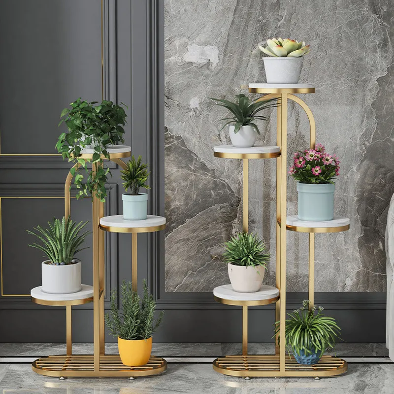 Wholesale Wrought Iron Plant Shelf - Multi-Layer Metal Holder