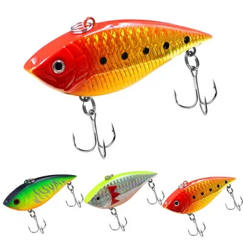 Effective 7cm 12g Long-Cast Vibration Tremor Swim Bait ABS for Sea Bass Catfish Carp Fishing Cross-Border E-commerce Bass Salmon – Hard Lure – view 2