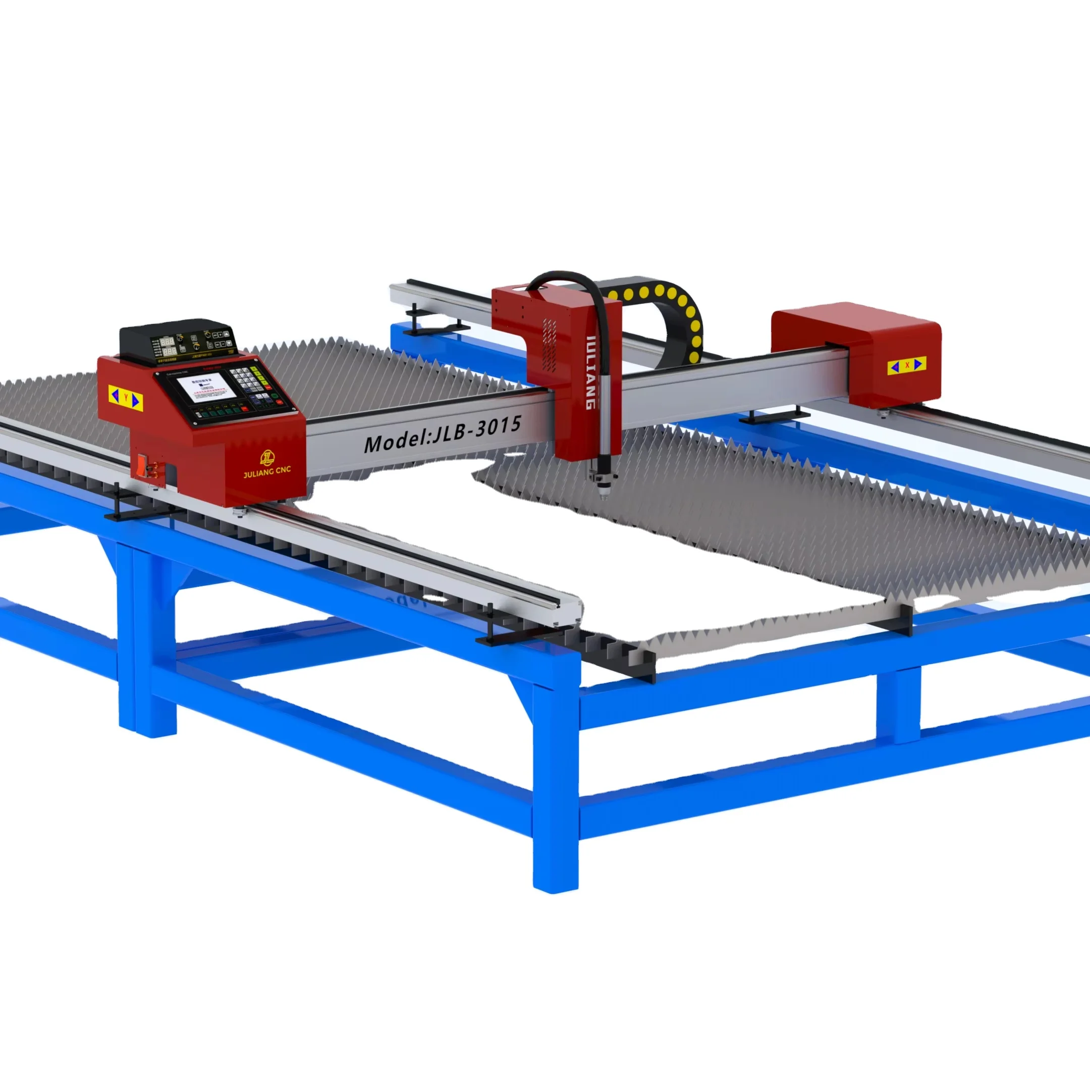 Customizable Gantry CNC Plasma Cutting Machine for Metal, 15kW Portable Compact Design with AutoCAD Compatibility
