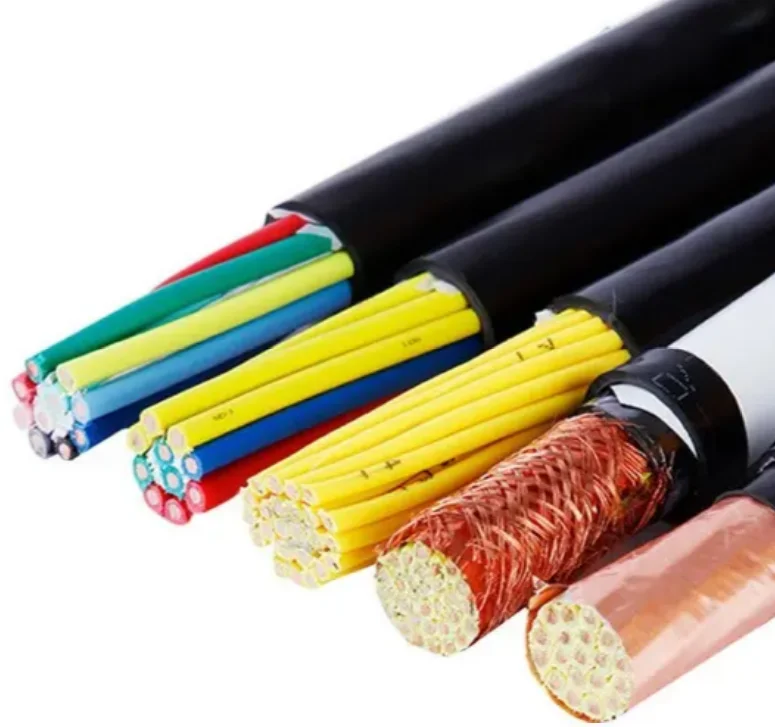 6mm2 5cores KVVP PVC Insulation PVC sheath copper conductor copper wire shielding control cable for signal control