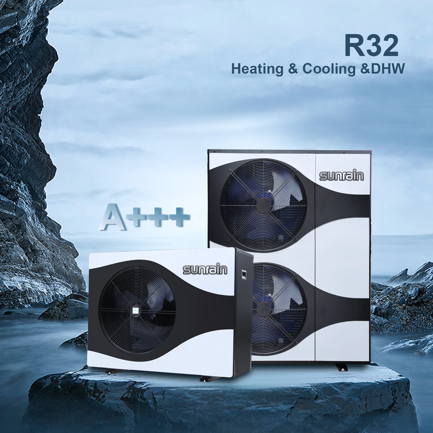 Sunrain BLN-014TB3 Monoblock R32 Heat Pump, 6-26kW