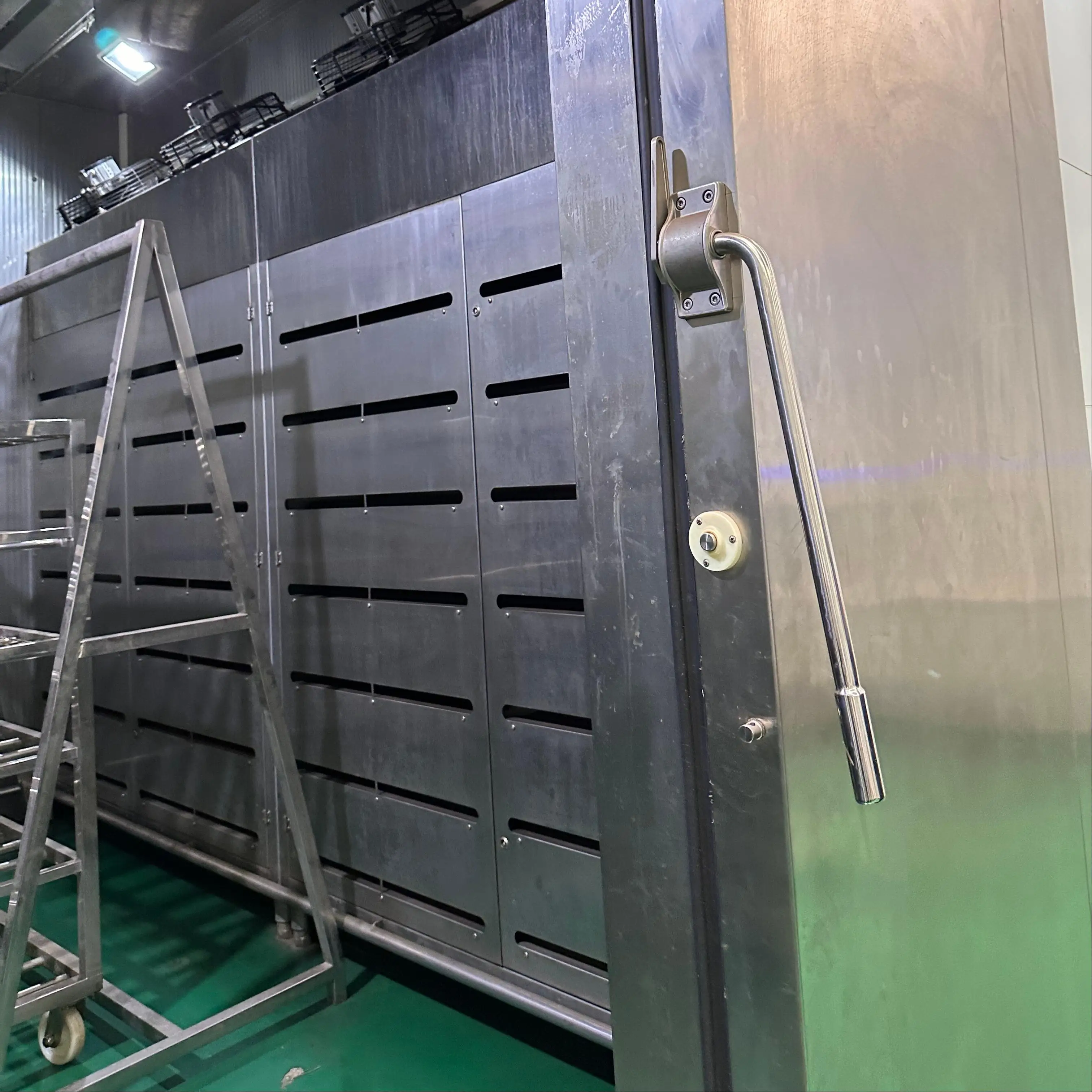 Low temperature and high humidity thawing chamber for controlled meat thawing
