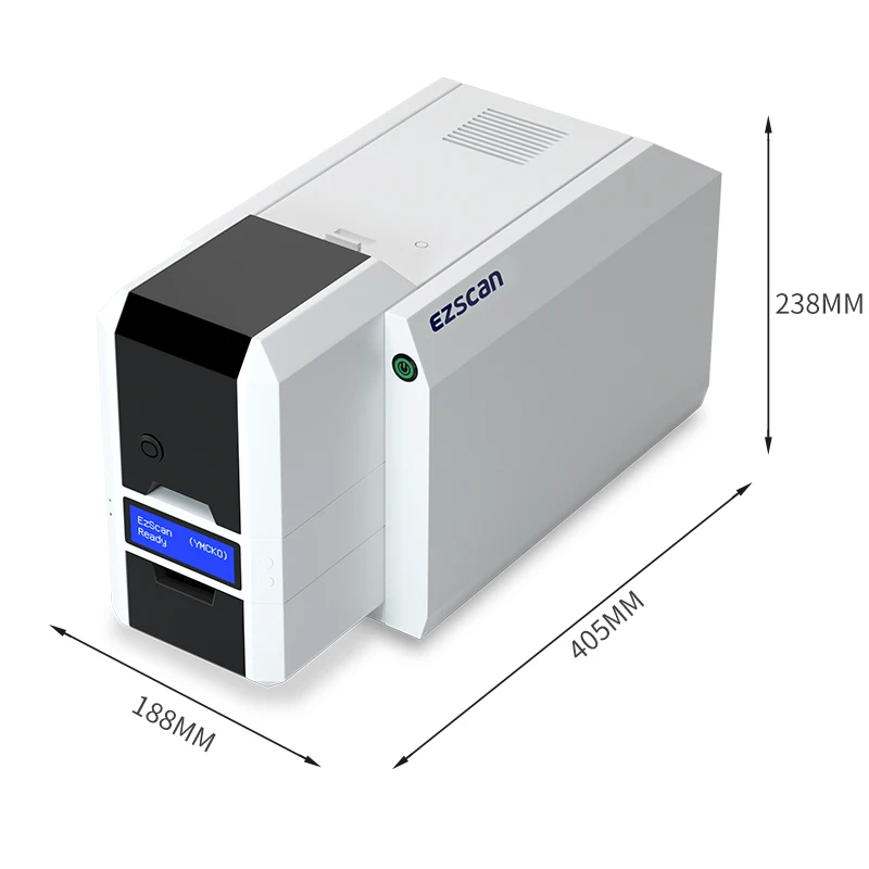 Printer with Single Sided Hologram Function Pvc Id Card Printer That Prints Student Member Employee Business Cards