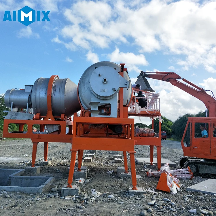 Мобильный горячий мини асфальтобетонный завод для продажи