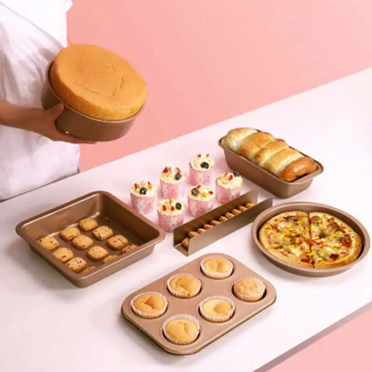 2022 Complete cake baking set bakery tools for beginner adults baking  sheets bakeware sets baking tools set