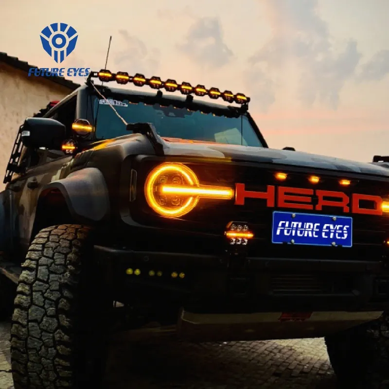 FUTURE EYES Car Aux Lamp C6 CNC Aluminium Off Road Spot Driving