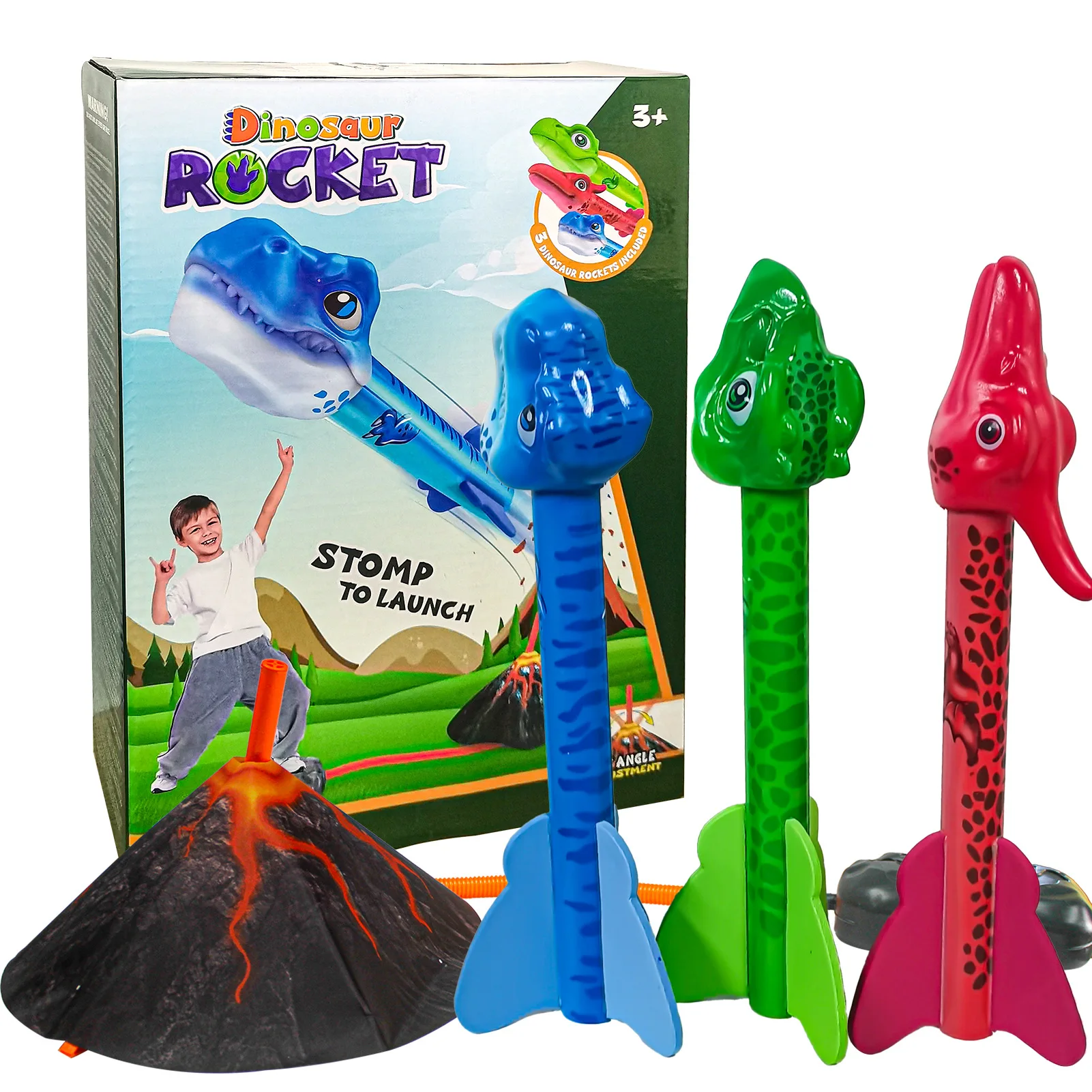 Flying Rocket Foot Step Rocket Launcher Outdoor Toys Family Fun ...