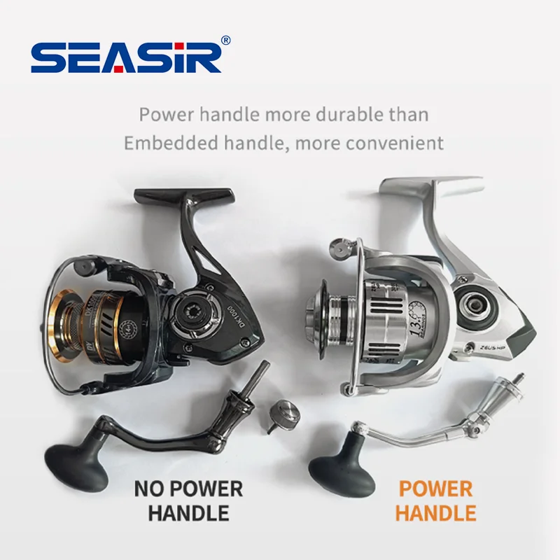 SeaSir Phoenix Spinning Fishing Reel Power Handle 6.2:1 Gear Ratio