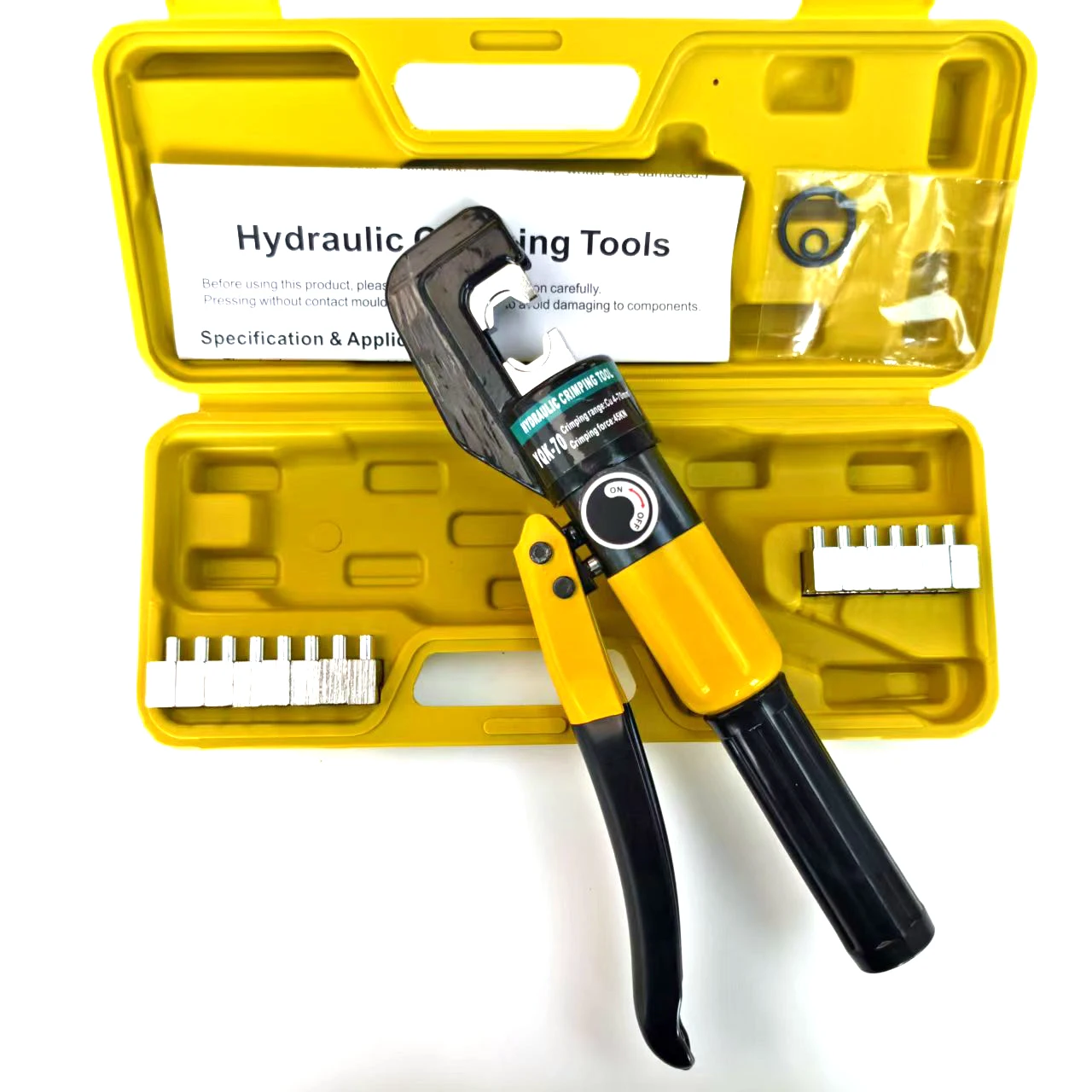 -YQK-70 Hydraulic Cable Lug Crimper | 4-70mm² Copper/Aluminum Terminal ...