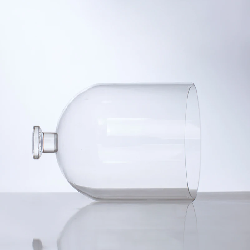 Factory Direct Sales Heat Resistant clear Borosilicate Glass Dome Display Cover