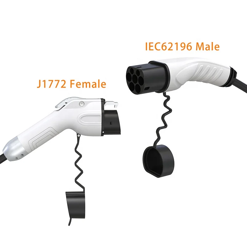 7KW J1772電動車用充電ケーブル 240V 32A 単相5メートル延長コード