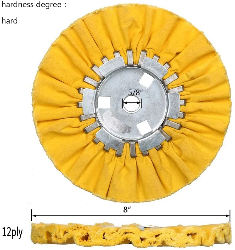 Scottchen 8 Inch Airway Polishing Buffing Wheel Cast Iron Buffing Wheel