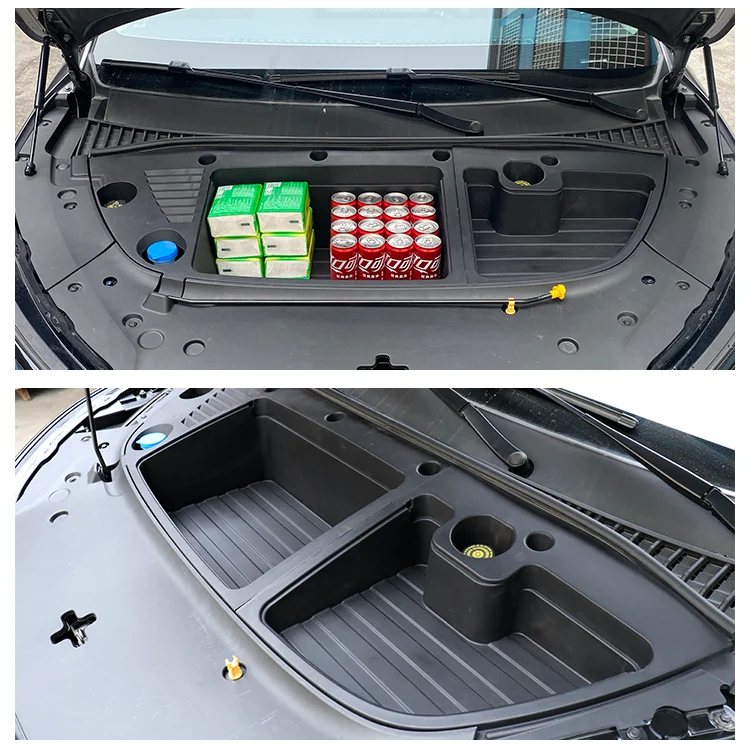 ATTO 3 Front Trunk Storage Box Frunk Organizer ATTO3 Multi Function Car Organizers For BYD Yuan Plus 2024 LHD supplier