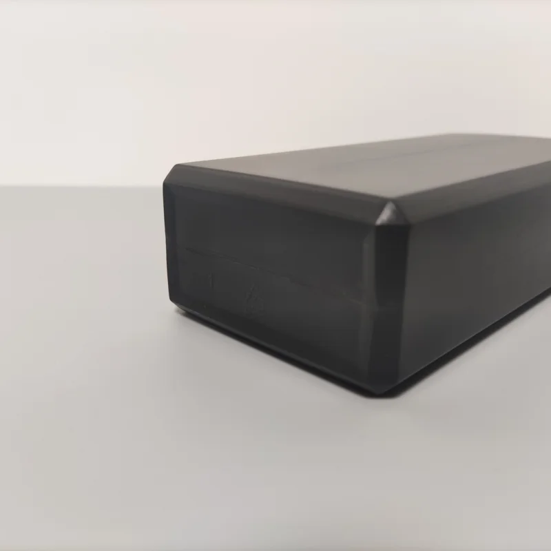 Wholesale Rectangular Hdpe 10oz Empty Cosmetic Black Plastic Lotion Pump Bottle 300 ml for Shampoo