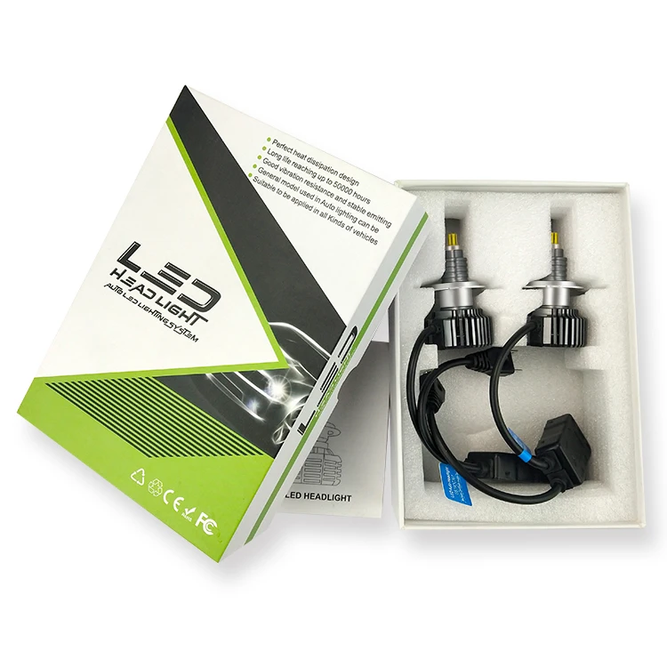 2019 New Auto 360 Mini Truck 4000LM Car LED Headlight Bulb  H1 H7 H3 H8 H11  9005 9006 9007