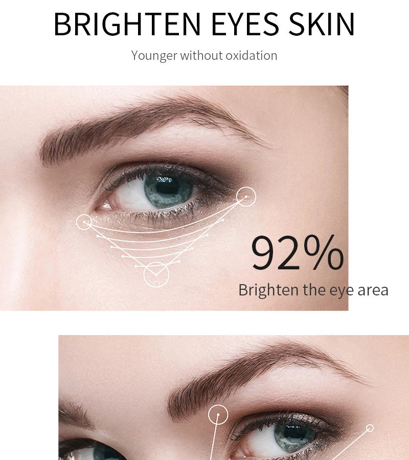 Peptide Black Clear Instant Ageless Eye Cream Instant Eye Bag Removal