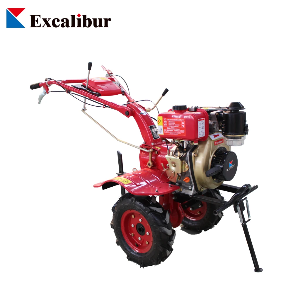 Diesel Hand Rotavator With 3forward Gear 6HP  Rotary Tiller Cultivator
