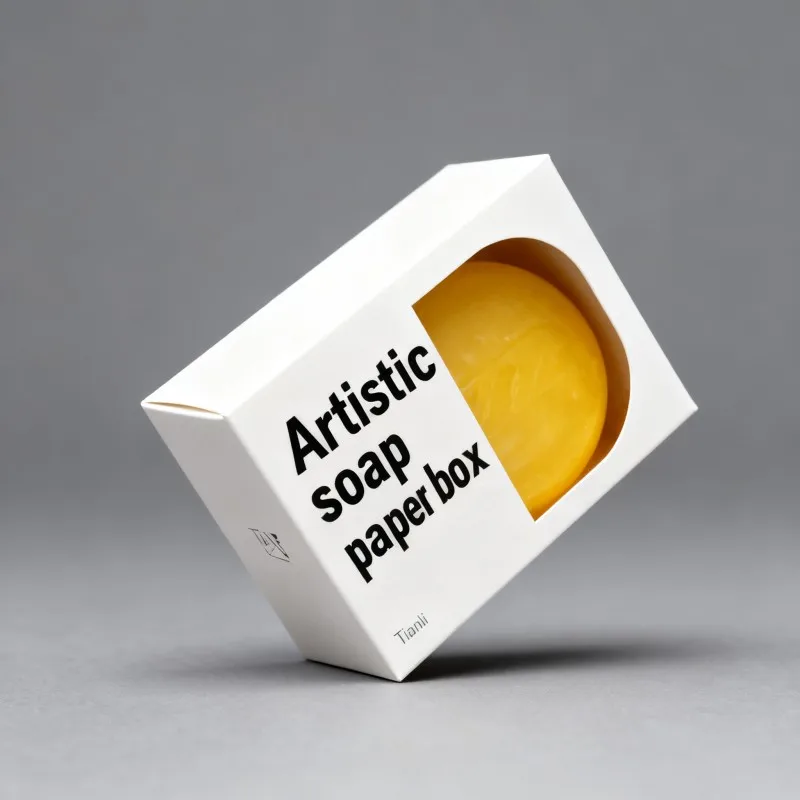 Modaya Uygun Dijital Baskılı, Çekici Tasarımlı, Geri Dönüşümlü Karton, Doğal Sabun için Ambalaj Kağıt Kutu, Küp Sabun İçin Ambalaj