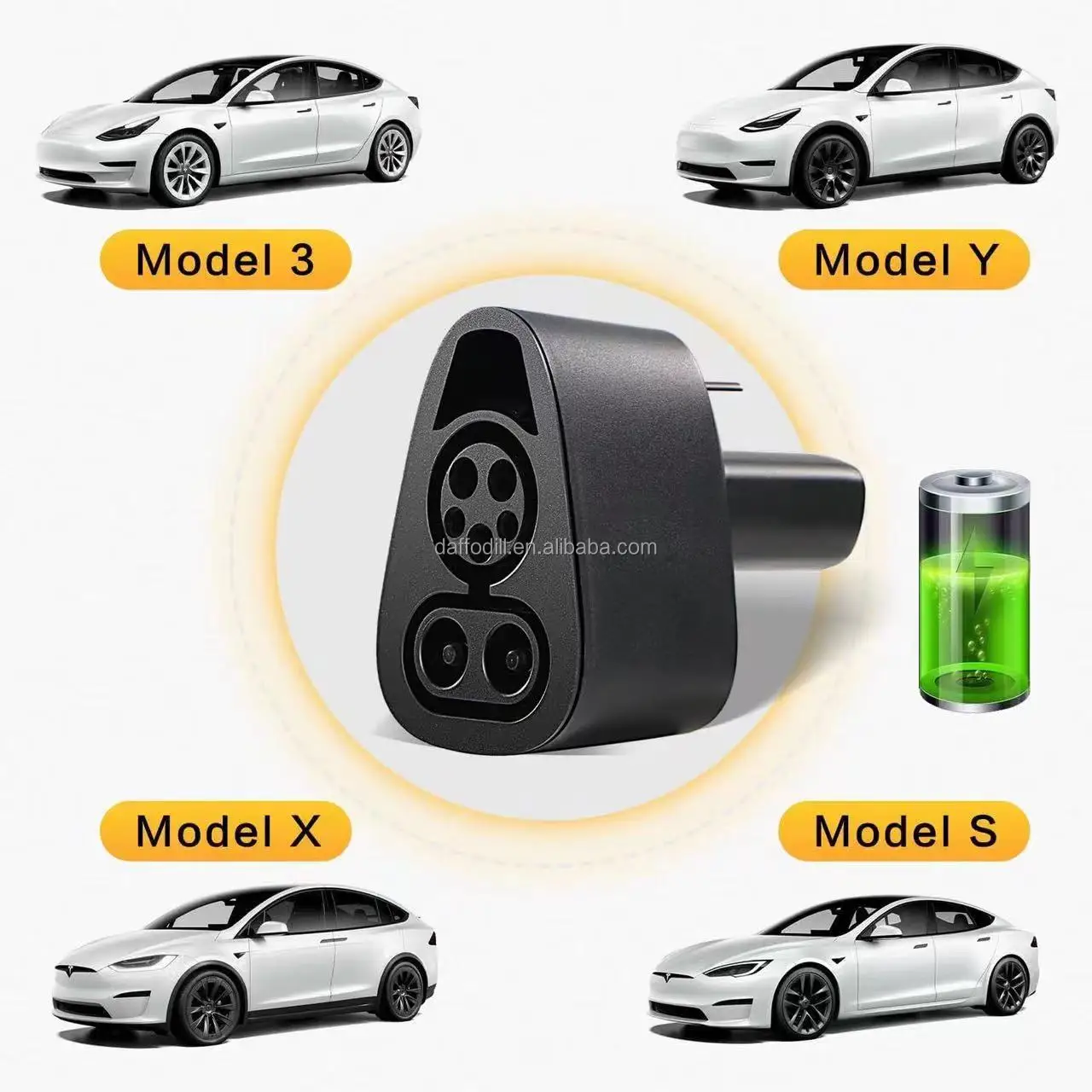 Ccs 1 To Tesla Adapter 250kw Dc Charger Model Y Adapter Ev Accessories ...