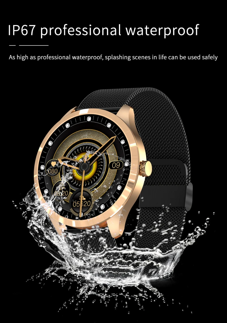 Latest Smart Watch Q9L Multi-language Waterproof Touch Screen Double UI Stainless Steel Strap Custom Logo Smart Watch (5).jpg