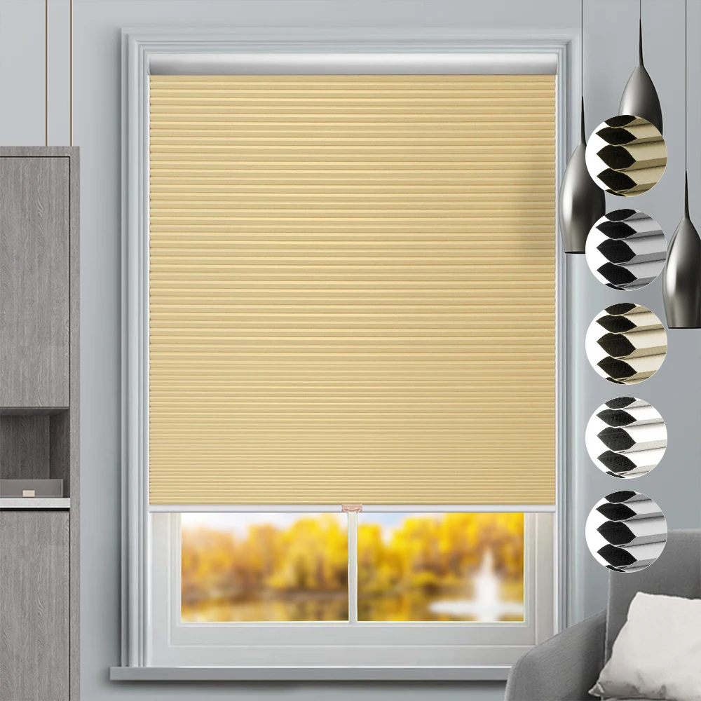 Honeycomb Blind Manual Cellular Shades Sheer Cellular Blinds For Window ...