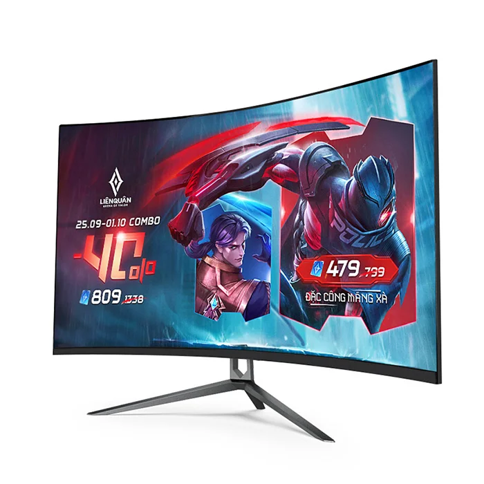 32 Inch Curved  2k LED Gaming Monitor 144hz 1ms No Bezel with Speaker