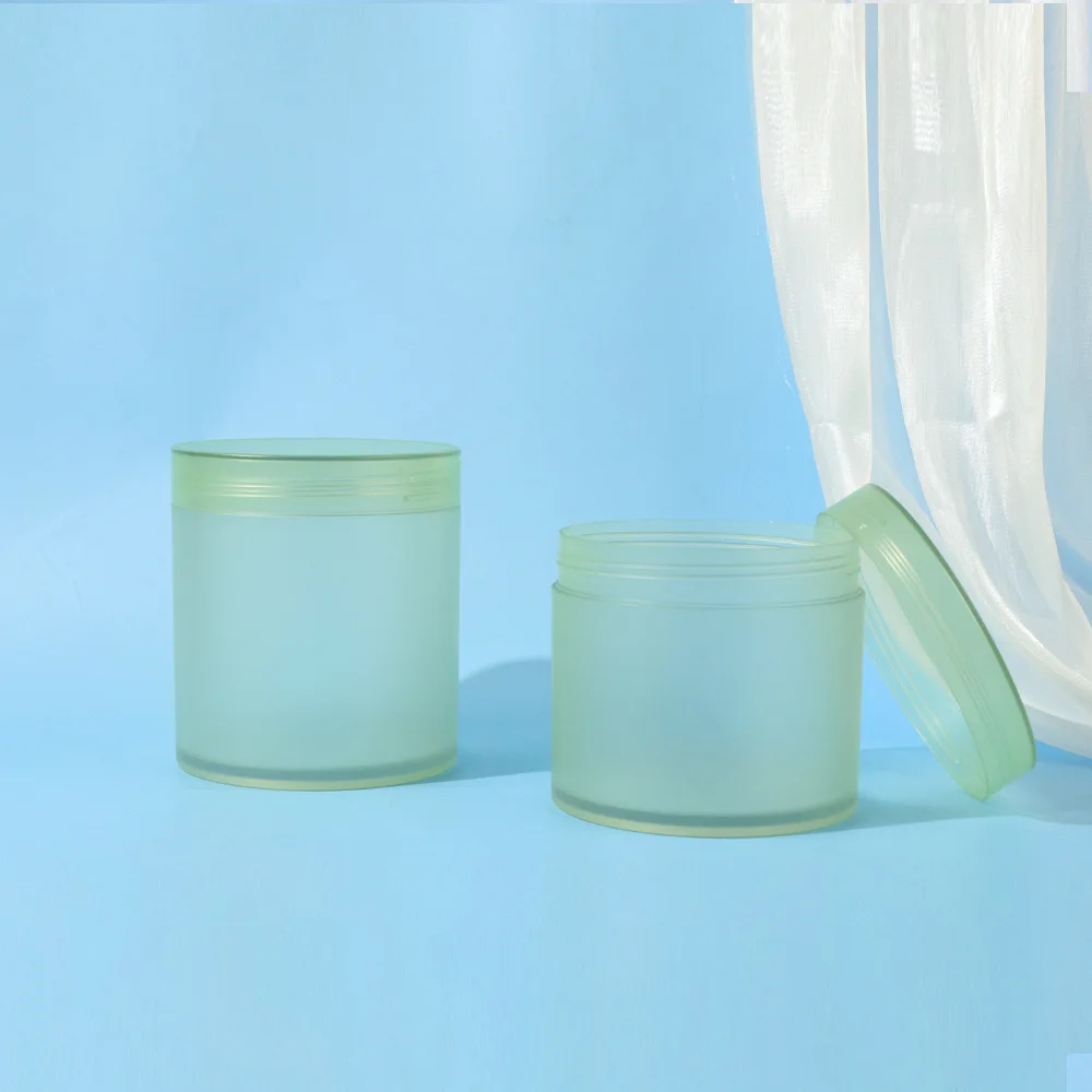 New High Quality 15ml to 600ml Empty pp Plastic Cosmetic Packaging Body Cream Scrub Jar