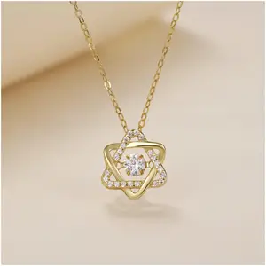 Necklace Street Hexagram Direct Sales Handicraft Designer Tidal Current Wedding Breast Pendant Necklace Wedding