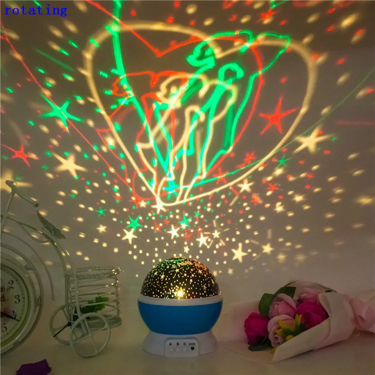 Romantische Rotierenden Sternenlicht Kleine Spielzeug Beleuchtet Von Projektoren Geburtstag Geschenke Gefüllt Mit Nacht Lichter Und Sterne