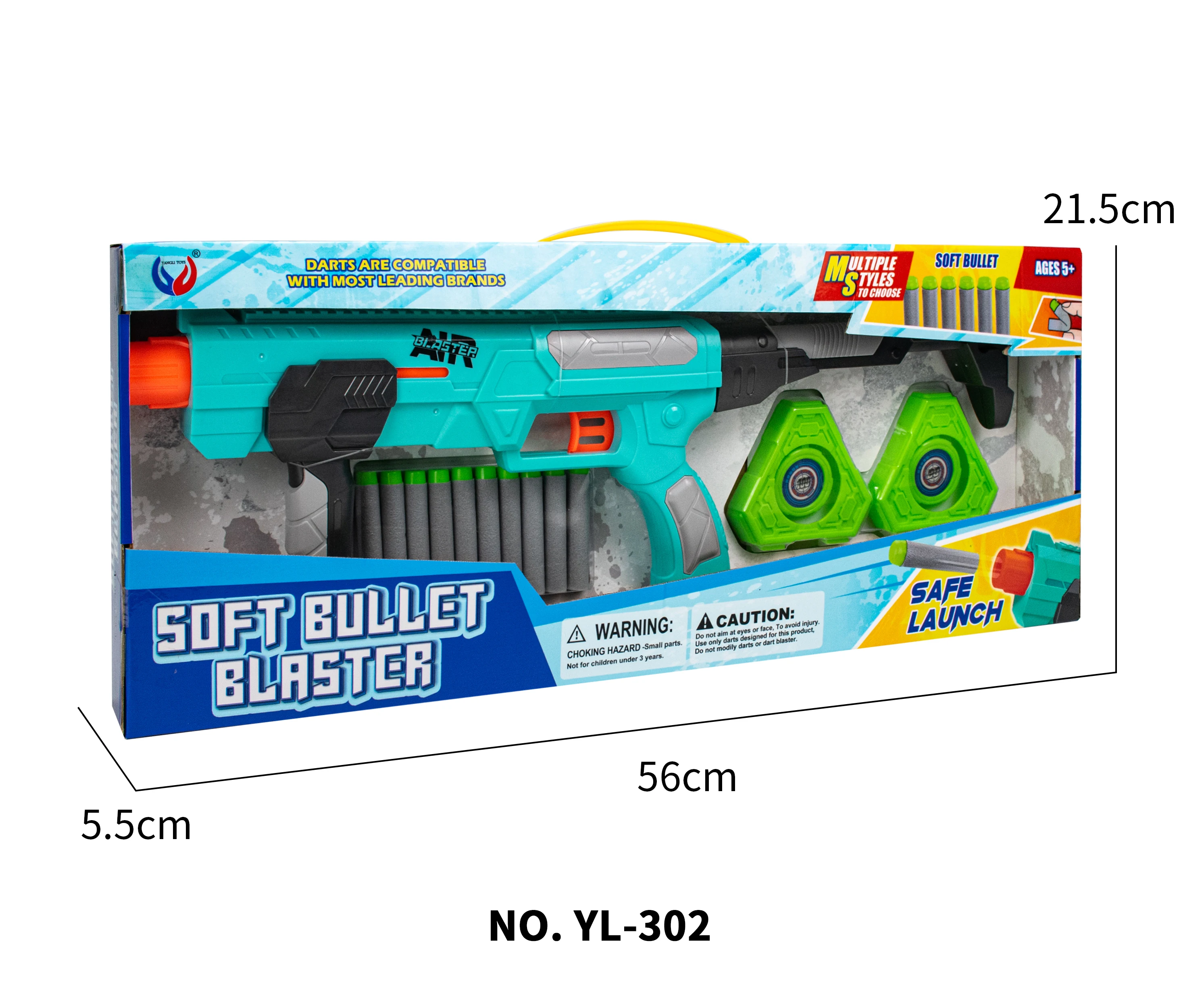 CE Best Automatic Boost Toy Army Gun Soft Bullet Gun Toy Gun Pistol That Shoot Rubber Bullet for Kid