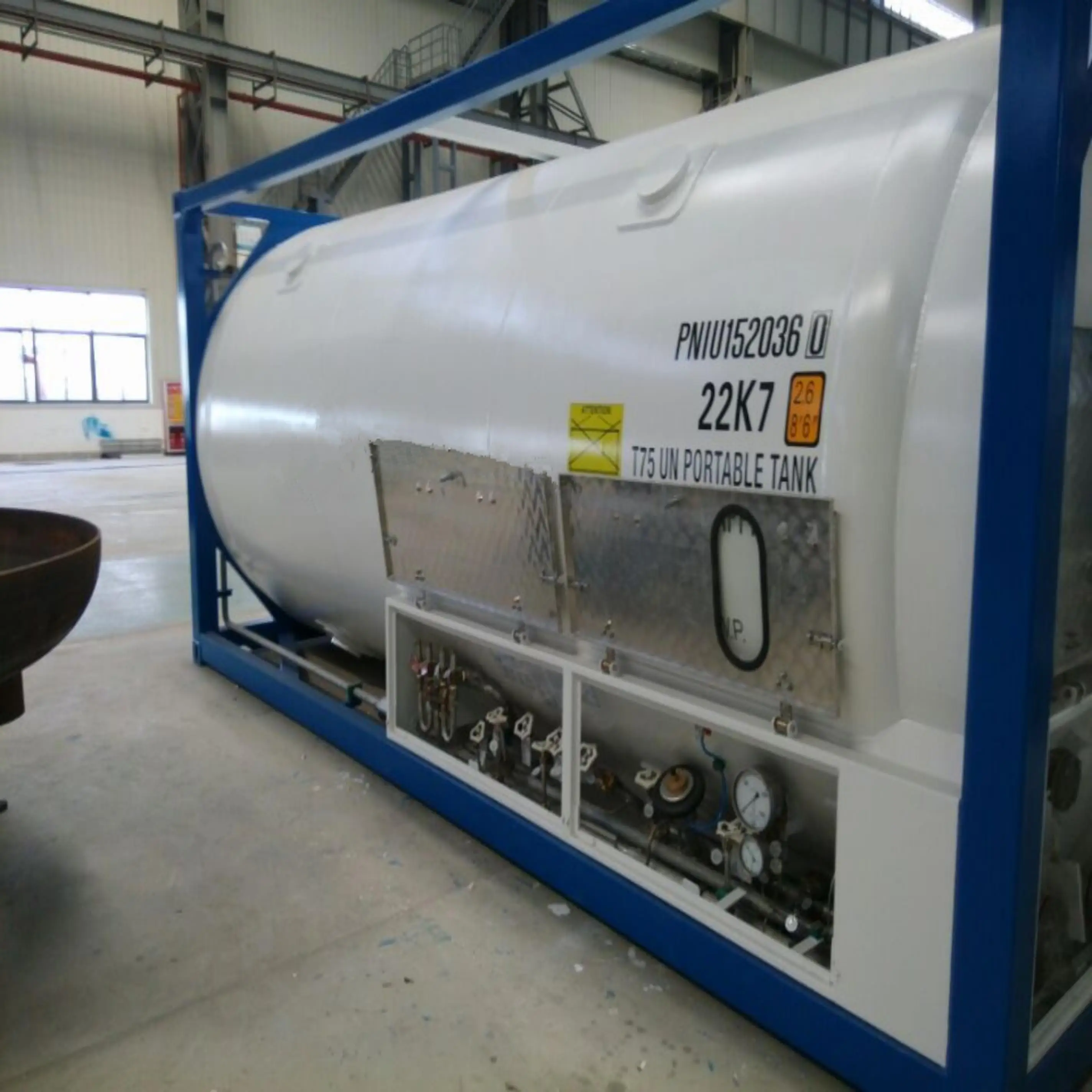 Высококачественный криогенный резервуар для жидкого кислорода азота аргона СПГ ISO