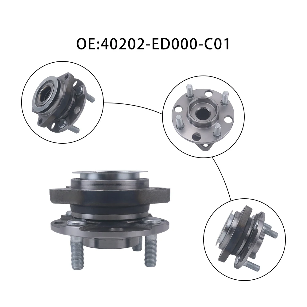 High Quality Car Parts 40202-ED000 Front Wheel Hub Bearing Fit For Nissan TIIDA C11OE 40202ED000 supplier